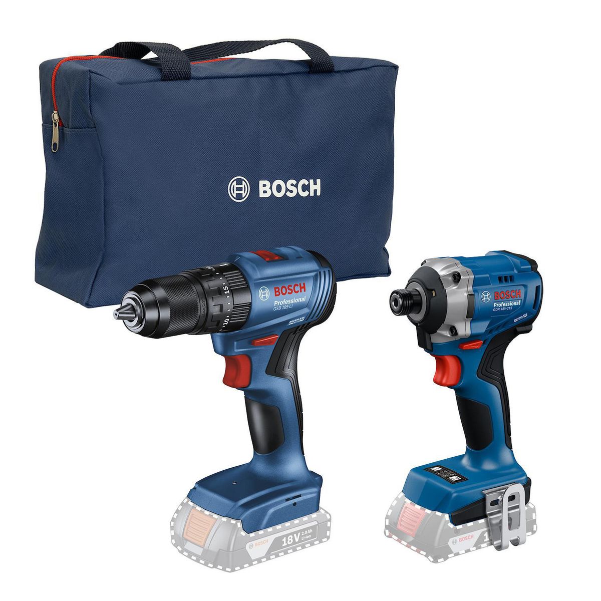BOSCH - Pack x2 Taladros GSB 185-LI y GDR 18V-215