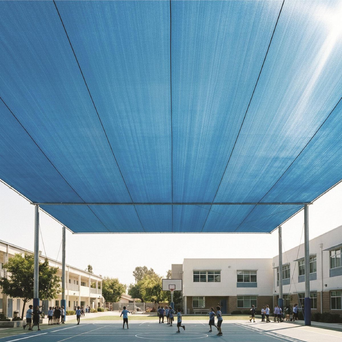 FIBRAFIL - Malla Raschell Azul 90p 4.20x100m