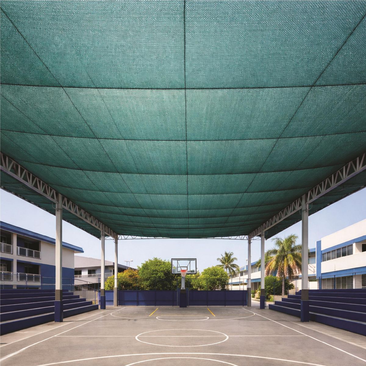 FIBRAFIL - Malla Raschel 80 4.20x100 Verde.