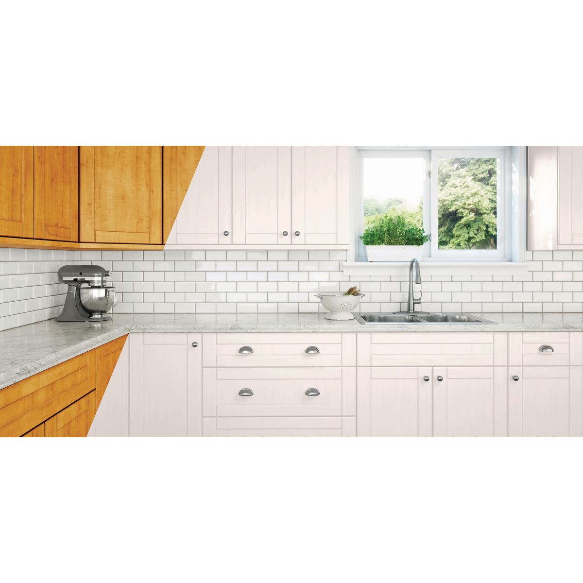 RUST OLEUM - Pintura Cabinet para Muebles y Melamina Blanco Lino Semi-brillante 946ml