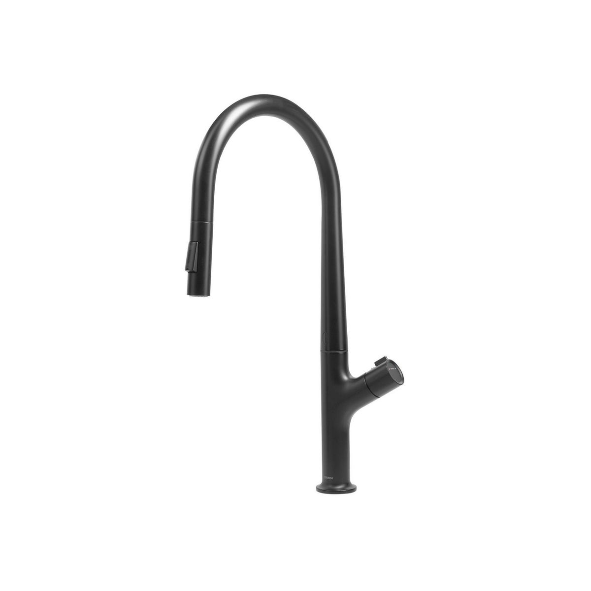VAINSA - Grifería de Cocina Monomando con Sensor Negroni Negro Mate