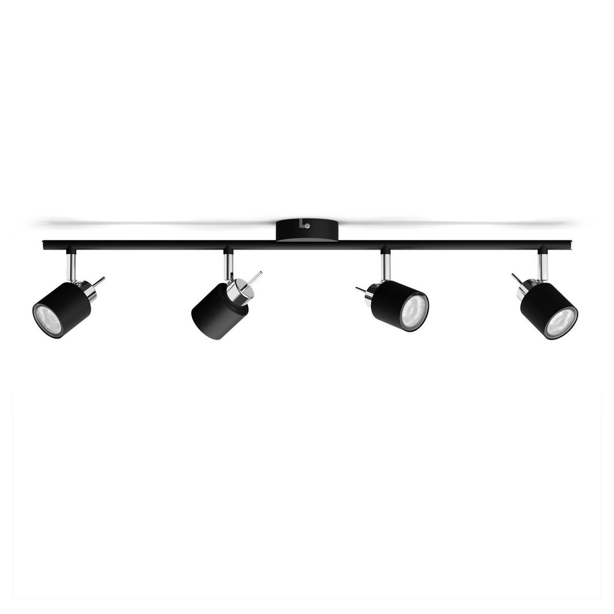 PHILIPS - Barra LED Meranti 4 Focos Negro