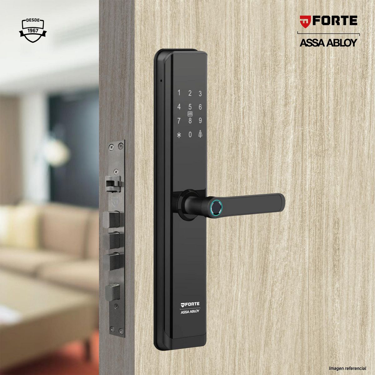 FORTE - Cerradura Digital Forte SD600 Negro