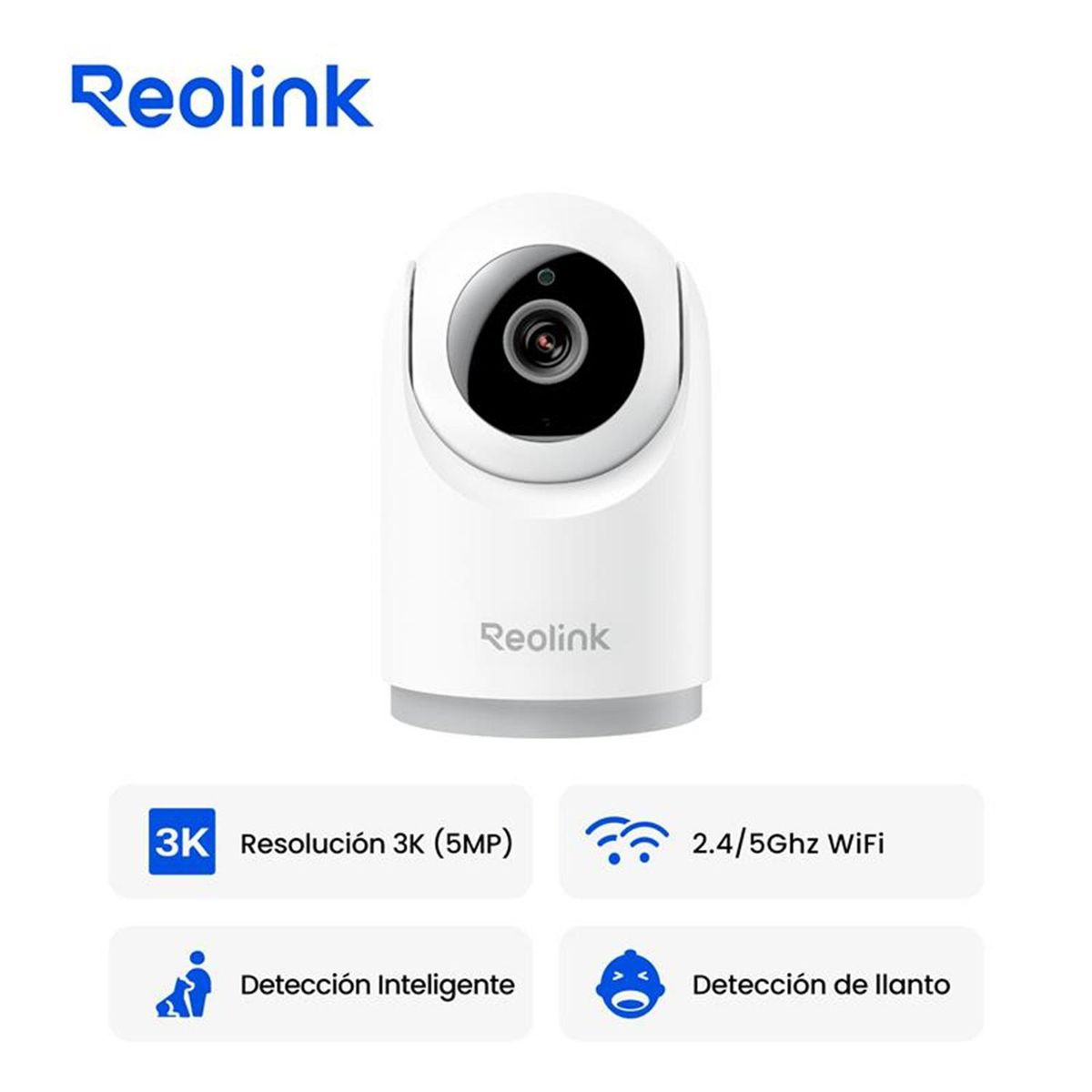 Cámara de Seguridad Wi-Fi Reolink E331 5MP, marca REOLINK - Foto Principal