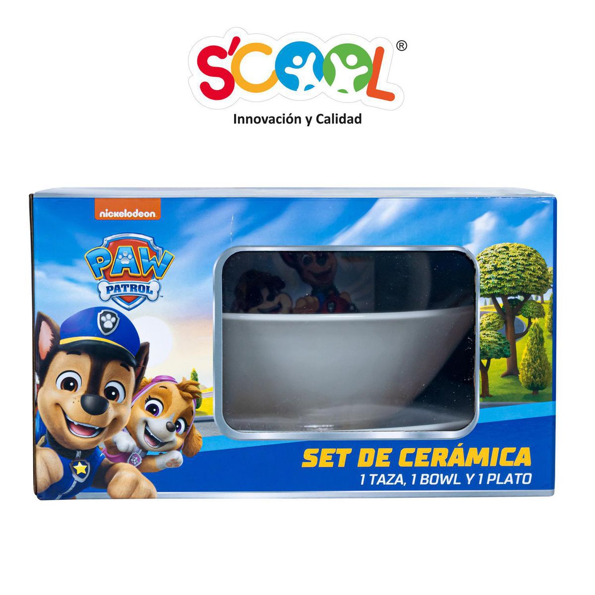 SCOOL - Set Cerámica 3 Piezas Paw Patrol