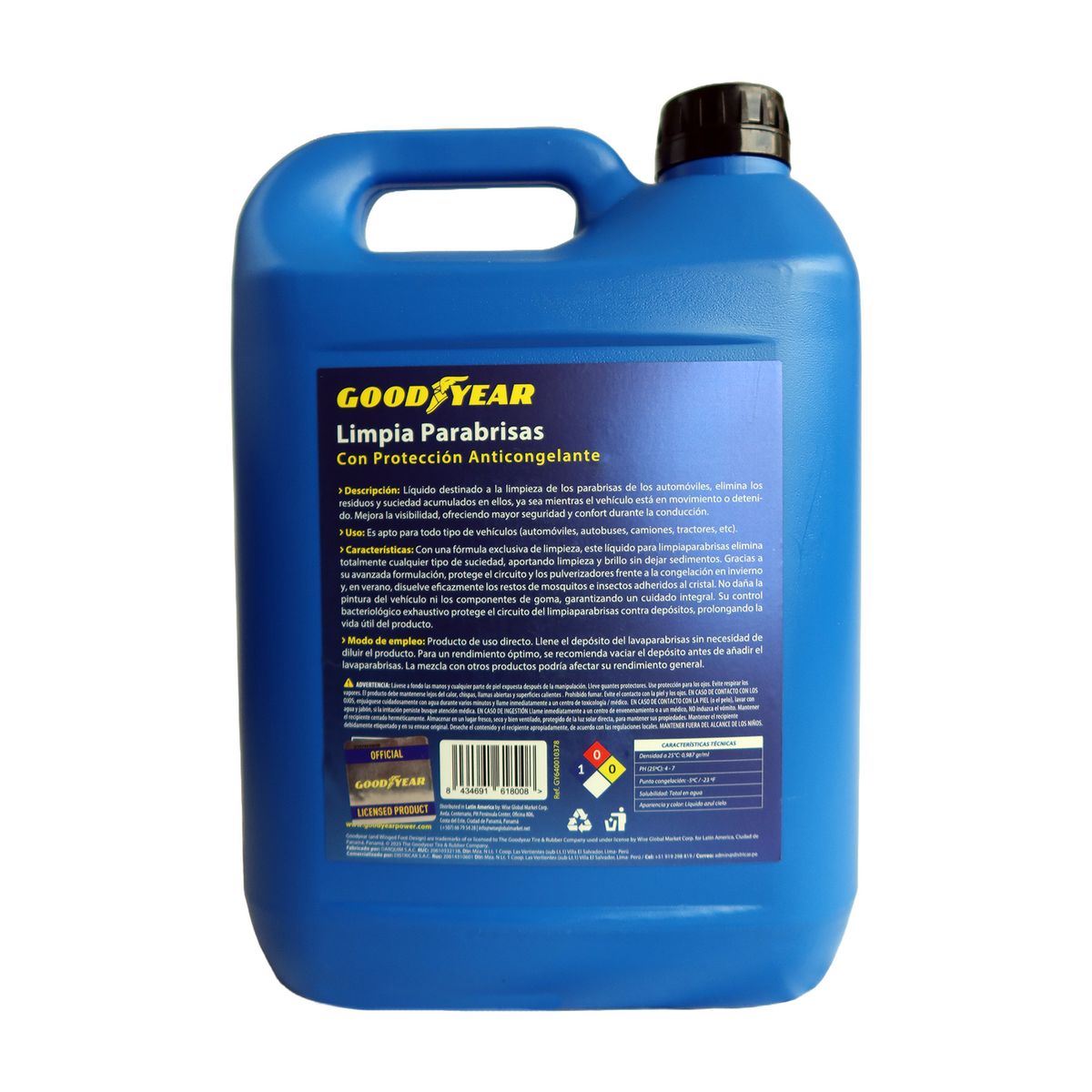 GOODYEAR - Limpia Parabrisas 1 Galón