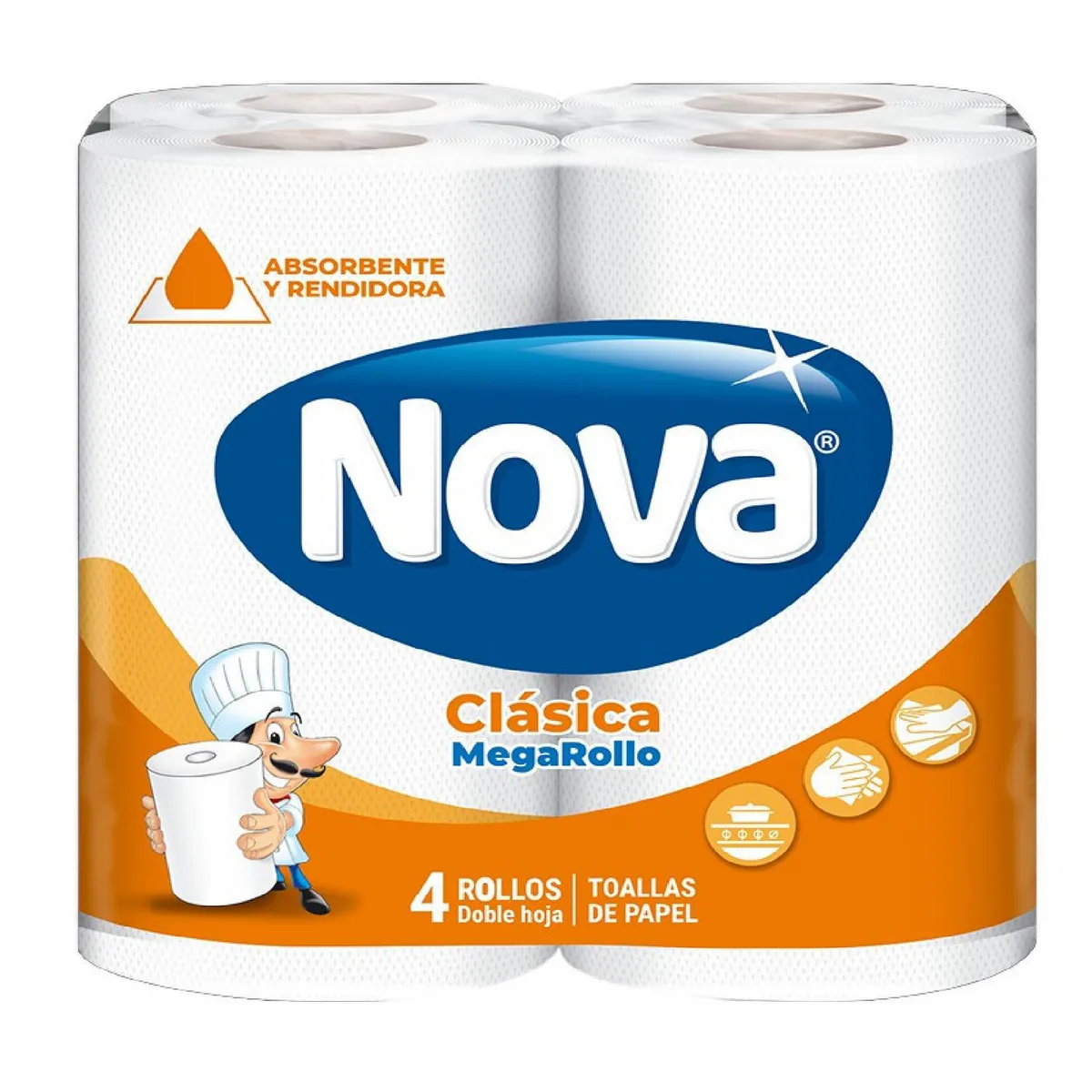  - Papel Toalla Nova Clasico x4