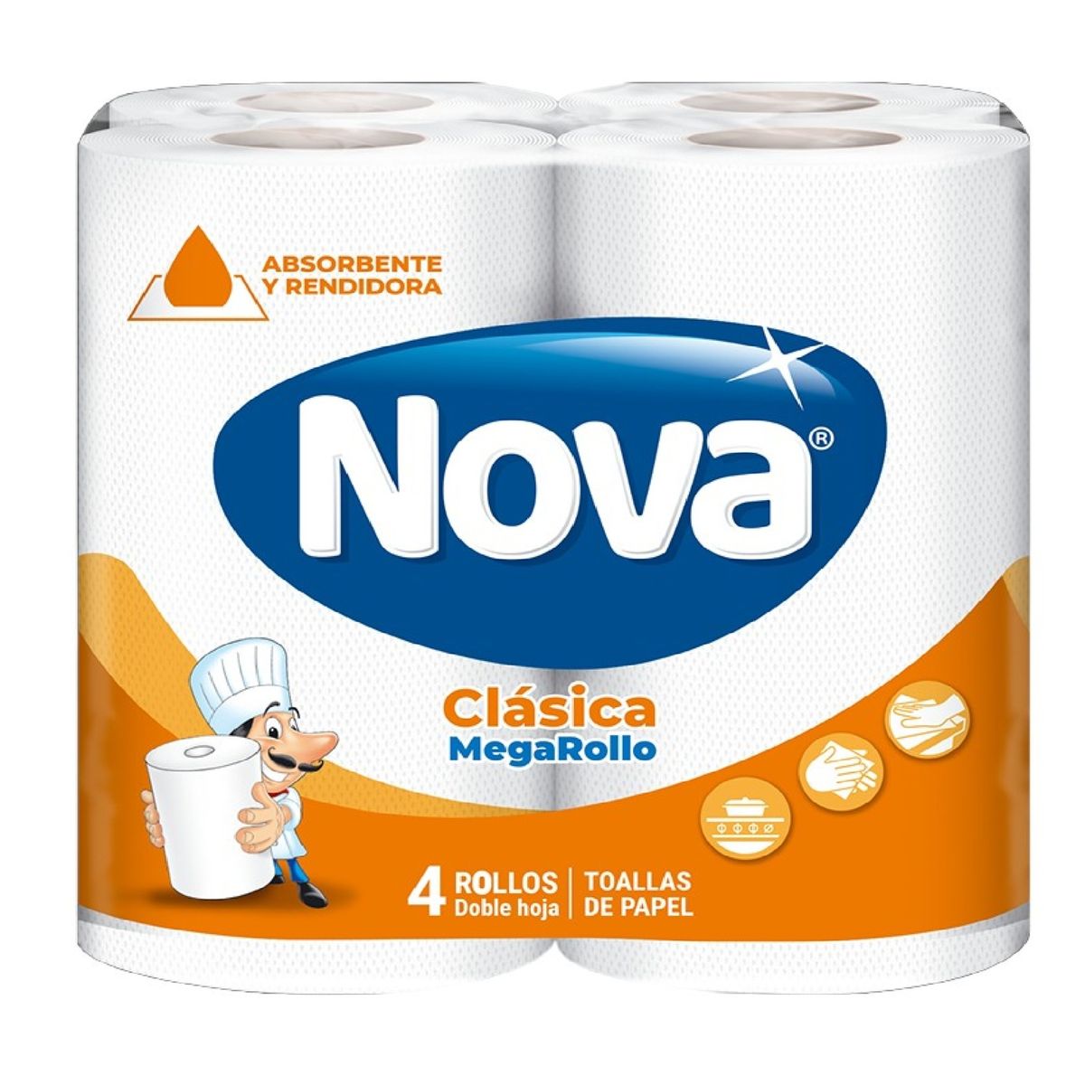  - Papel Toalla Nova Clasico x4