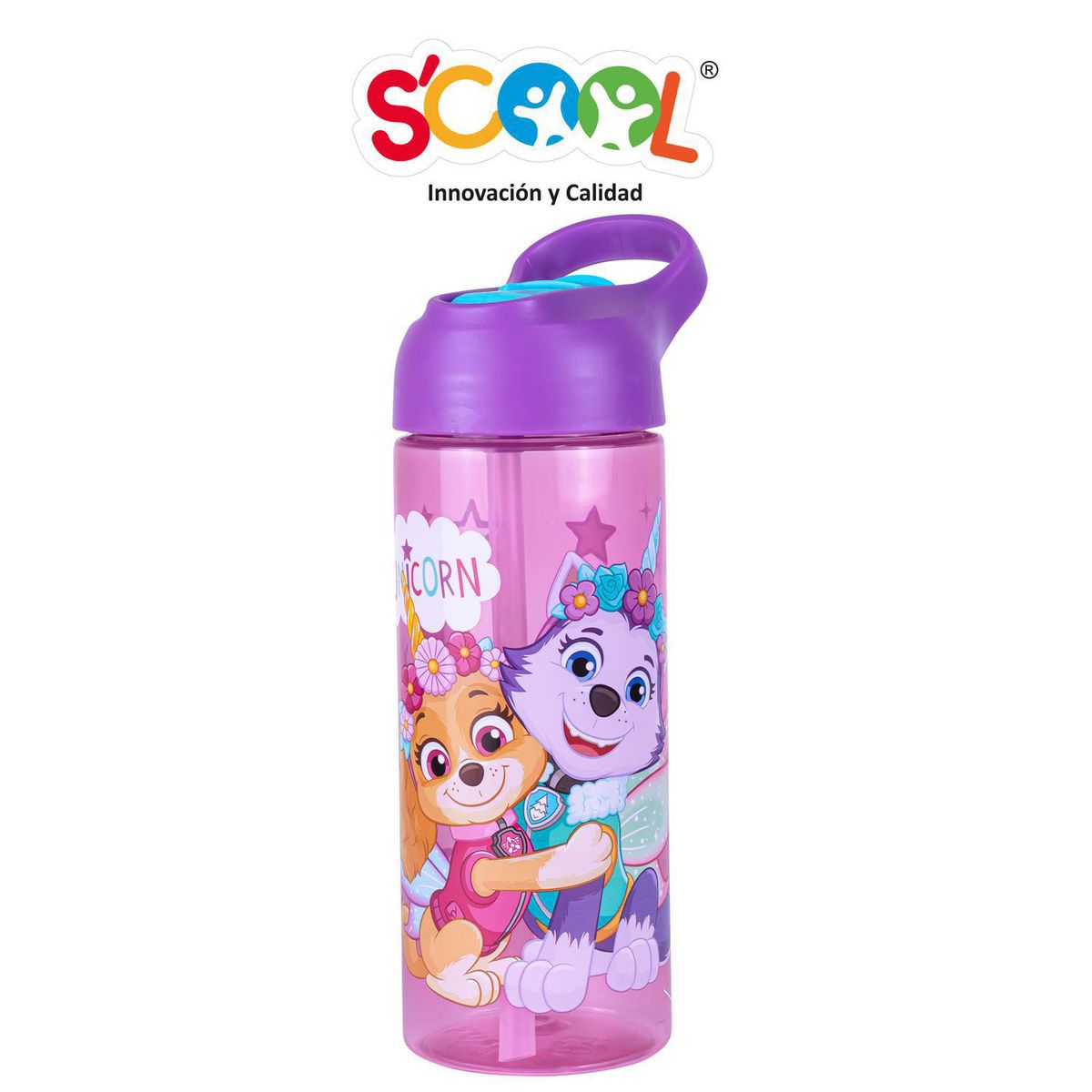 SCOOL - Botella DLX 600ml Paw Patrol.