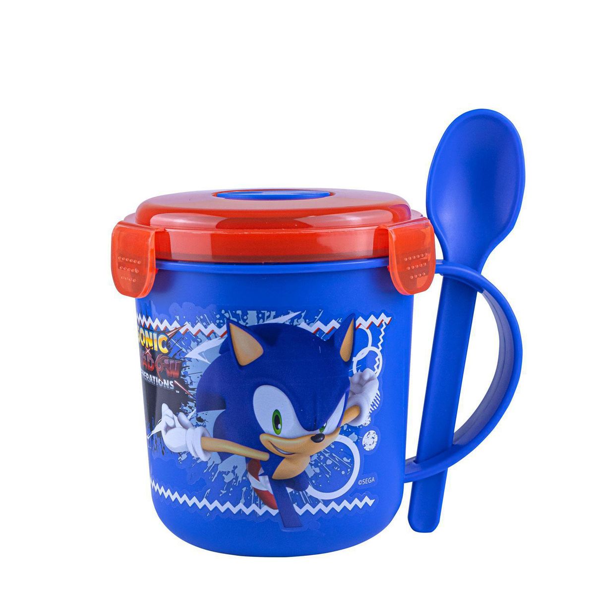 SCOOL - Vaso Snack con Cuchara 500ml Sonic