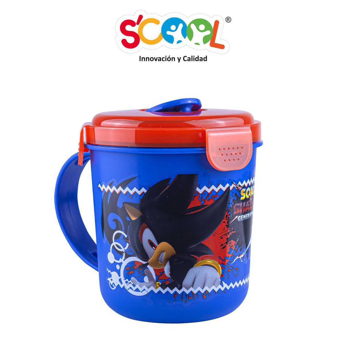 SCOOL - Vaso Snack con Cuchara 500ml Sonic