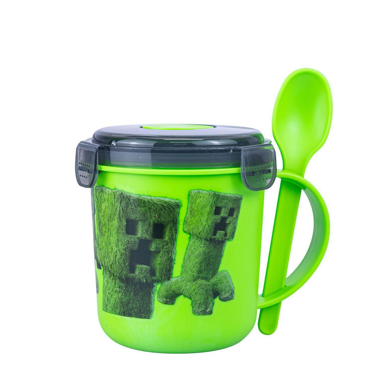 SCOOL - Vaso Snack con Cuchara Minecraft