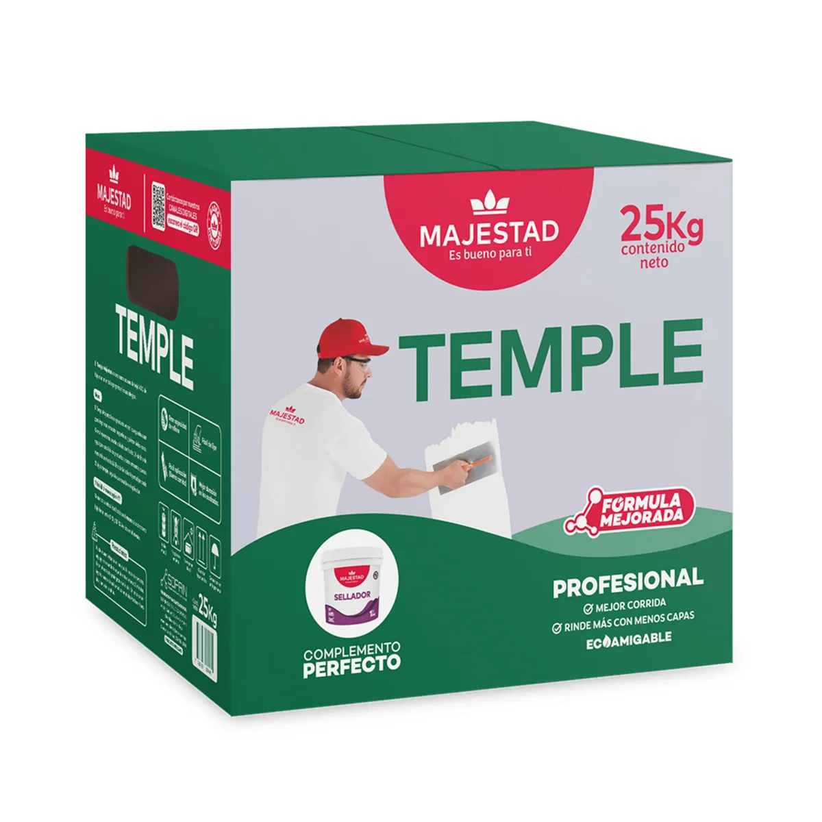 MAJESTAD - Temple Majestad caja x 25kg.