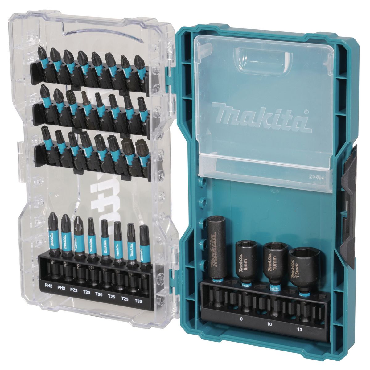 MAKITA - Juegos Bits Impact Black 36 piezas.