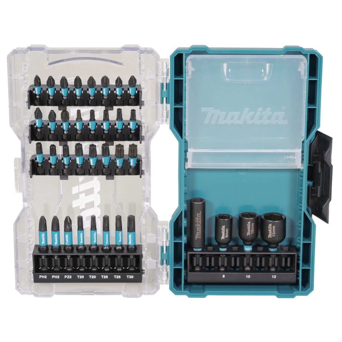 MAKITA - Juegos Bits Impact Black 36 piezas.