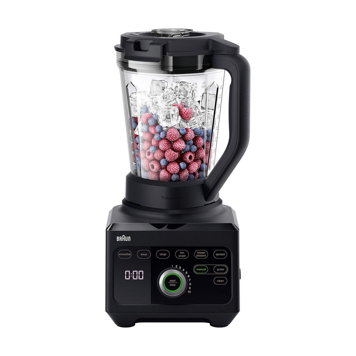 BRAUN - Licuadora Power Blend 9 Trifor 3 Litros JB9040BK..