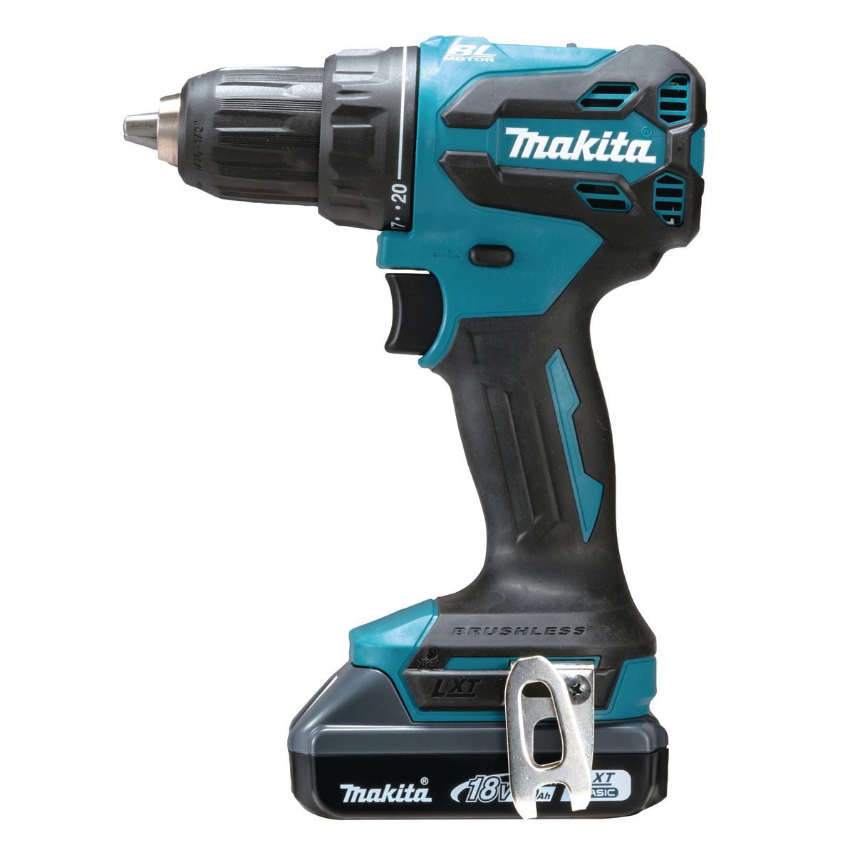MAKITA - Taladro Percutor 1/2" 18V 65 Nm Con Batería Y Cargador