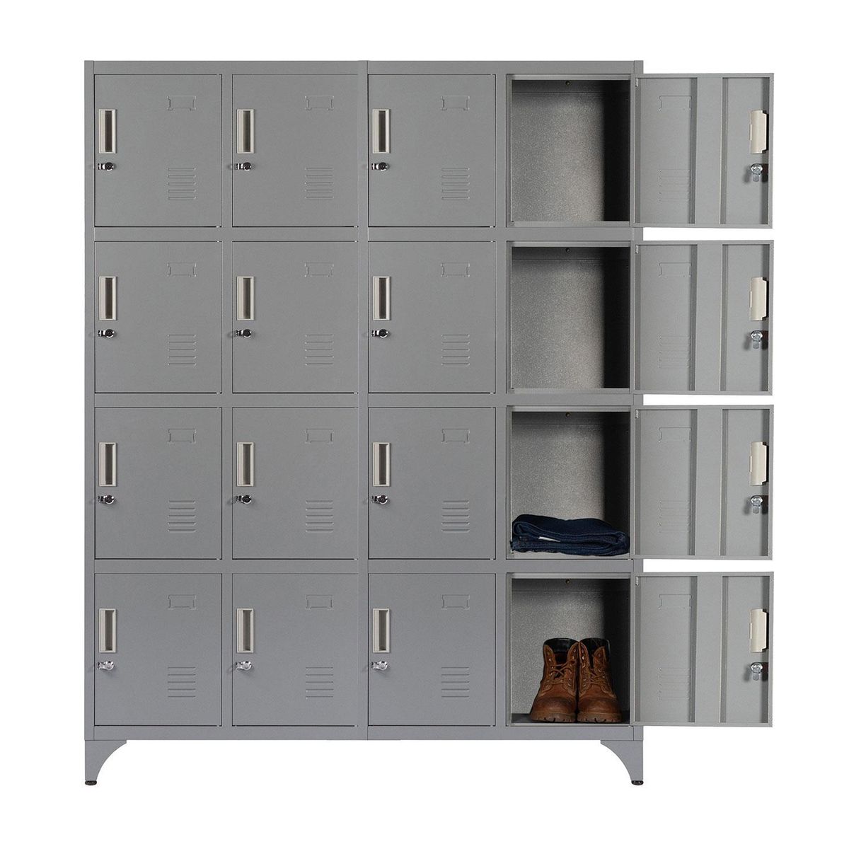 Locker Metálico MK4-04 16 Puertas Porta Candado., marca MALETEK - Foto Principal