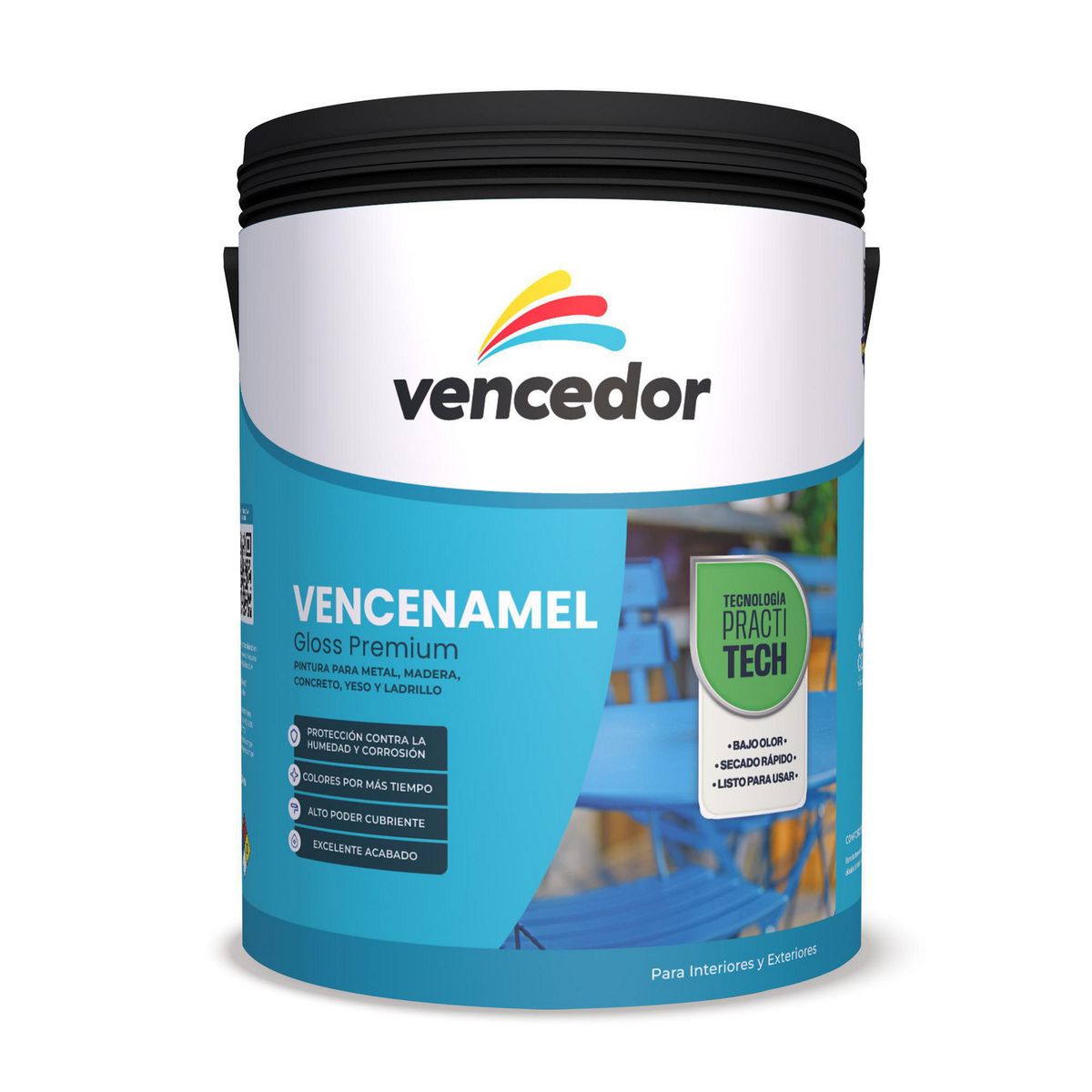 Gloss Brillante Vencedor Practitech Blanco 900ml., marca VENCEDOR - Foto Principal