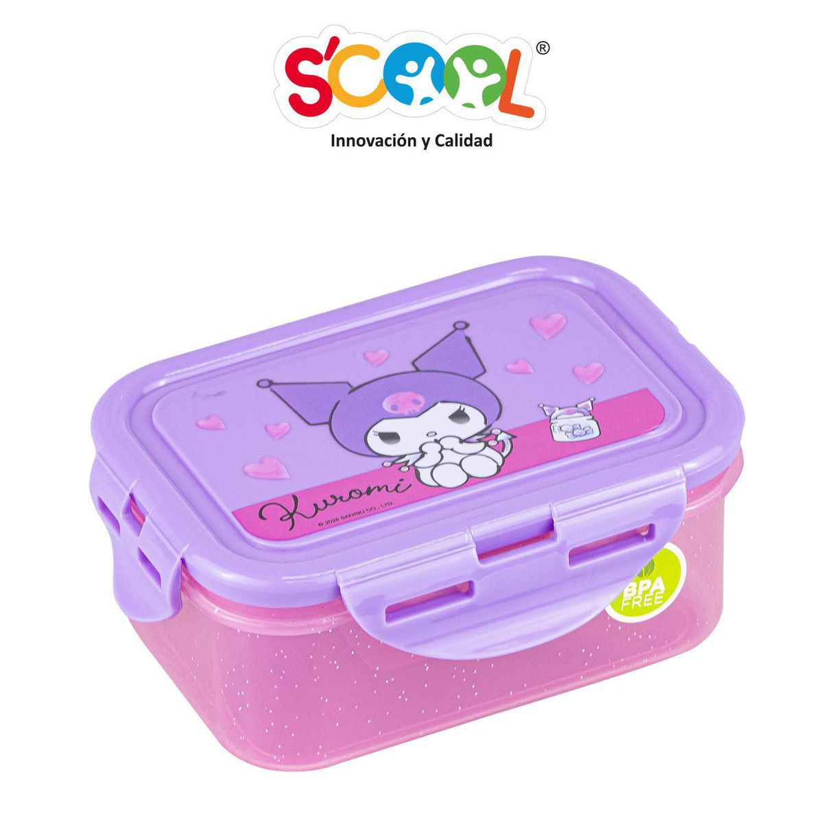 SCOOL - Taper Rectangular 350ml Kuromi.