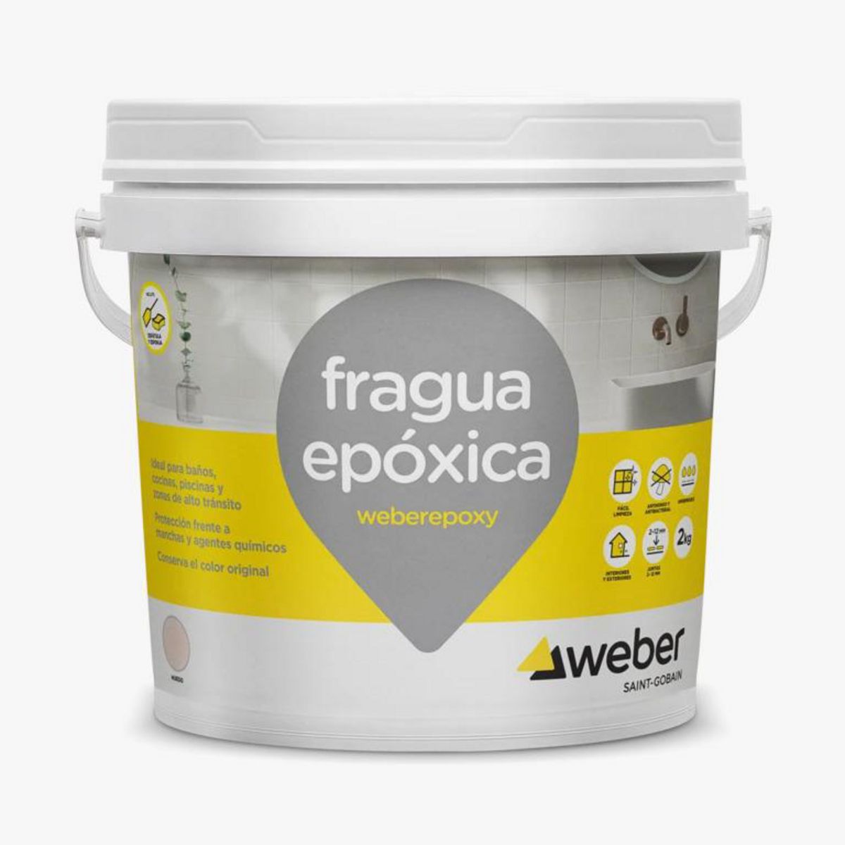 WEBER - Fragua Epóxica Weberepoxy Negro