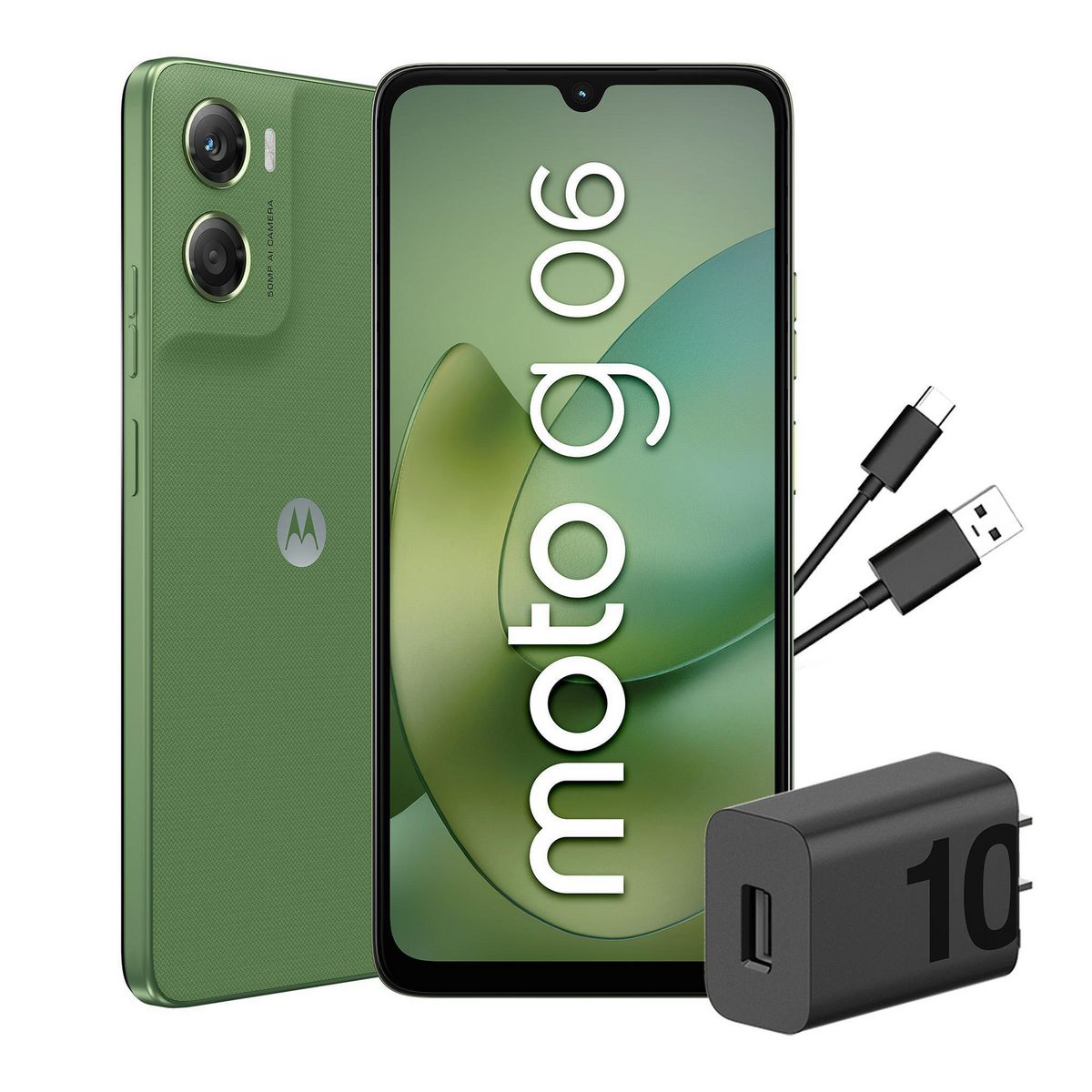 MOTOROLA - Celular Motorola G06 4GB+128GB Tendril Verde