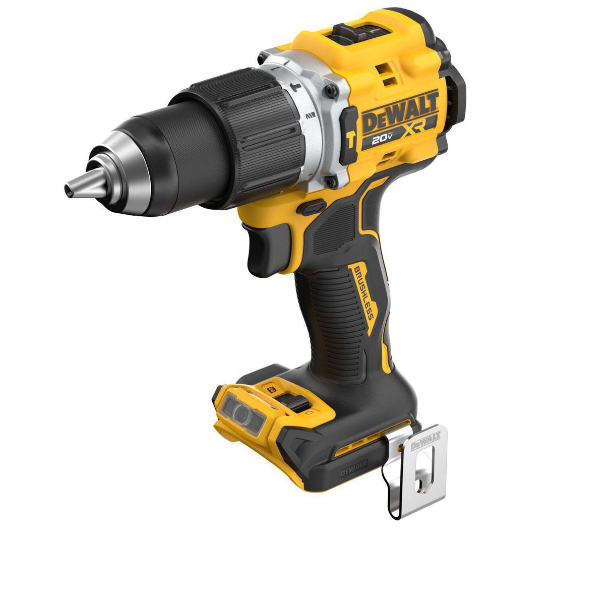 DEWALT - Taladro atornillador percutor 1/2" 20V MAX XR (Baretool).