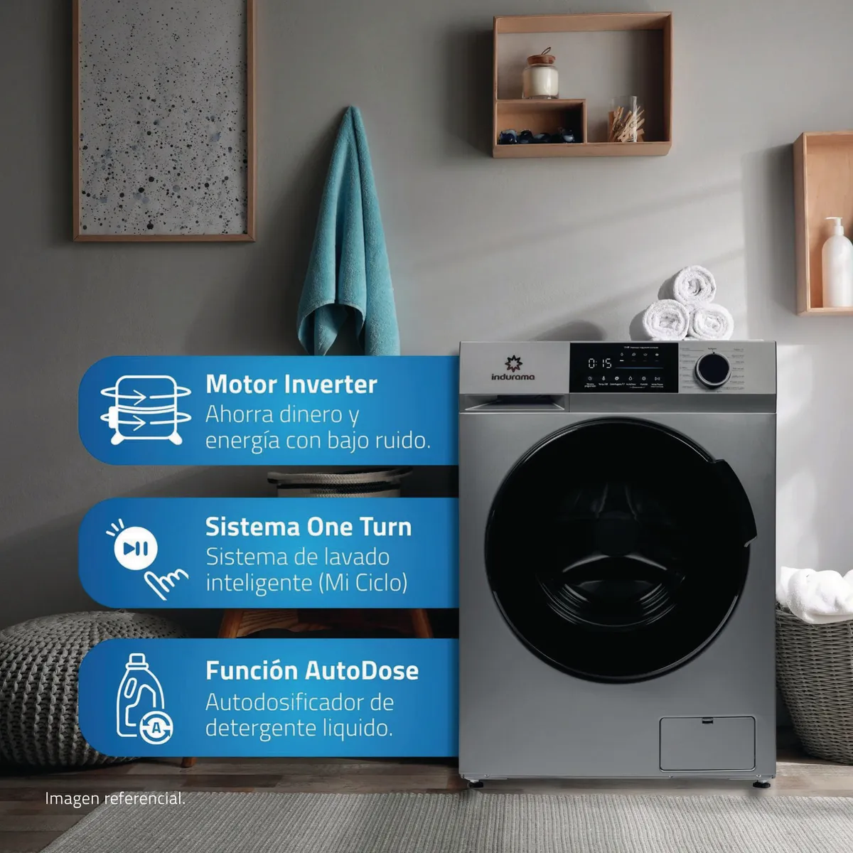 INDURAMA - Lavaseca 12kg LRI-312C.