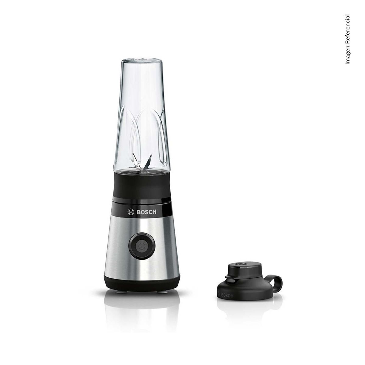 Bosch - Licuadora Miniblender 0.6lt Inoxidable MMB2111M.