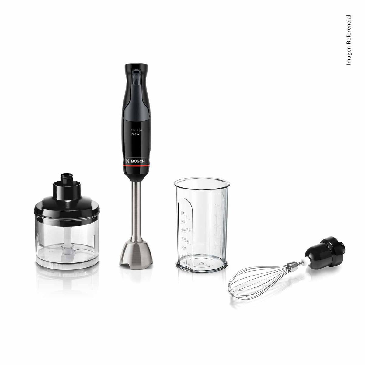 BOSCH - Batidora de Inmersión Ergomaster Negro MSM4B621.