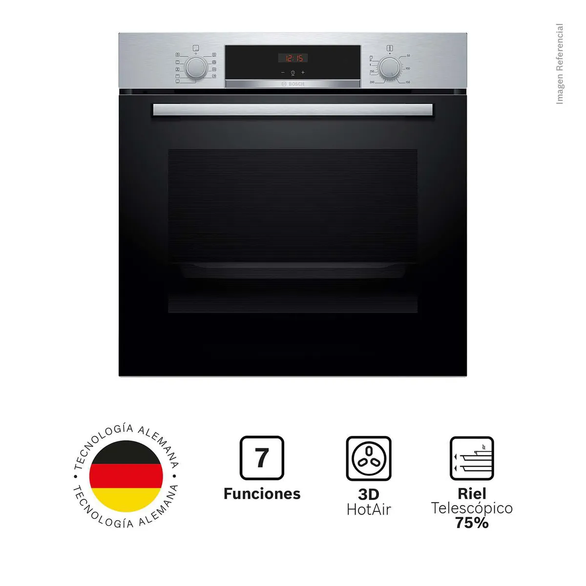 Bosch - Horno Eléctrico Empotrable 71lt HBA514ES3