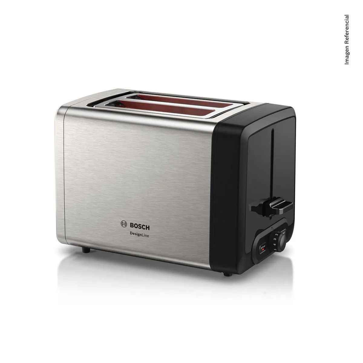 BOSCH - Tostadora 2 Rebanadas Acero Inoxidable TAT4P420