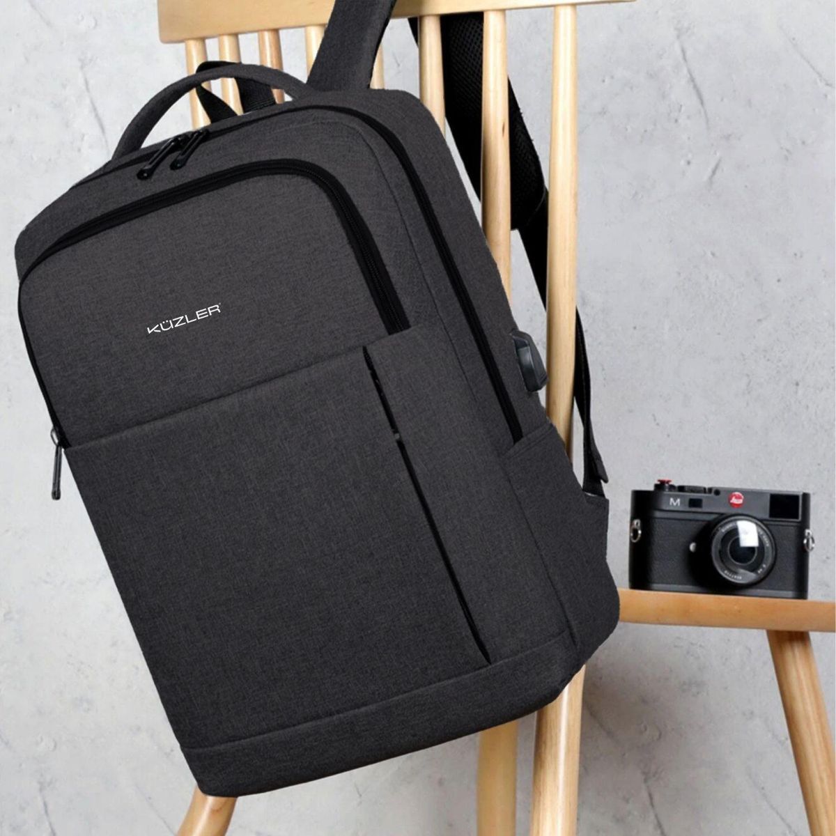 KUZLER - Mochila Ligera 20 Litros Negro