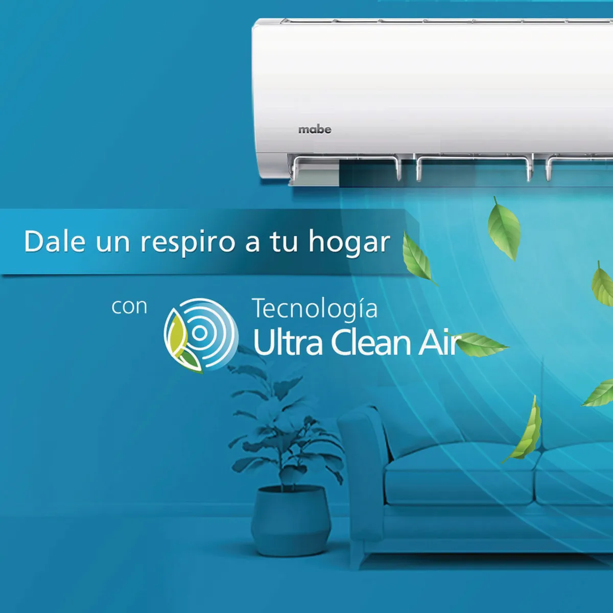 MABE - Aire Acondicionado 220V 12000 BTU ON/OFF  Blanco MMT12CDBWCCC8