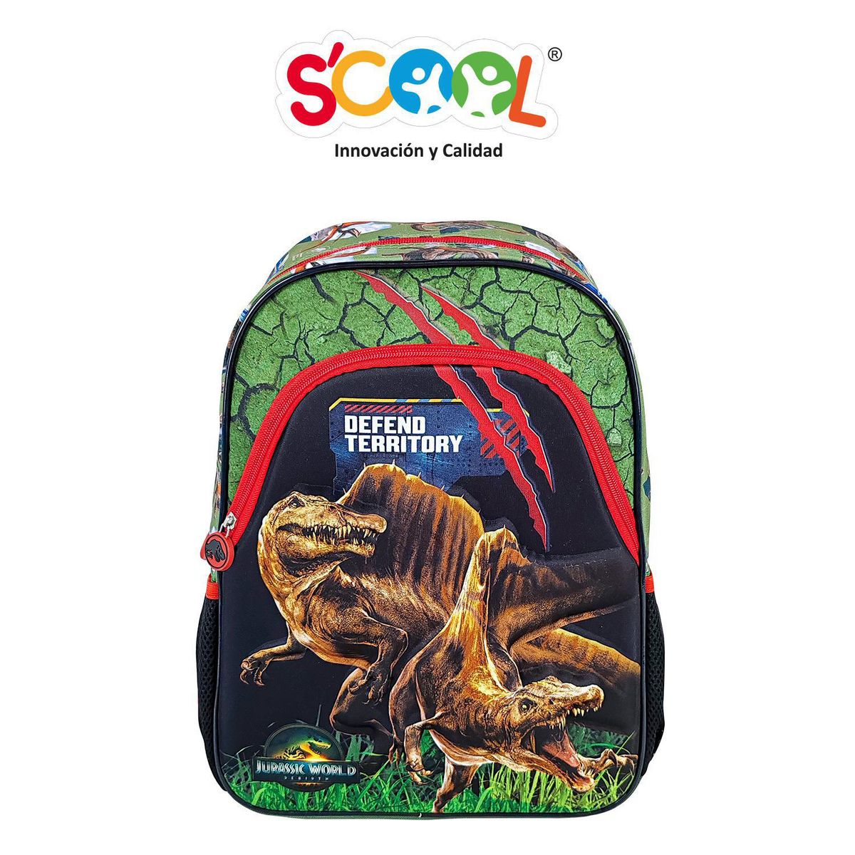 SCOOL - Mochila Niño Set 3 Piezas Jurassic World