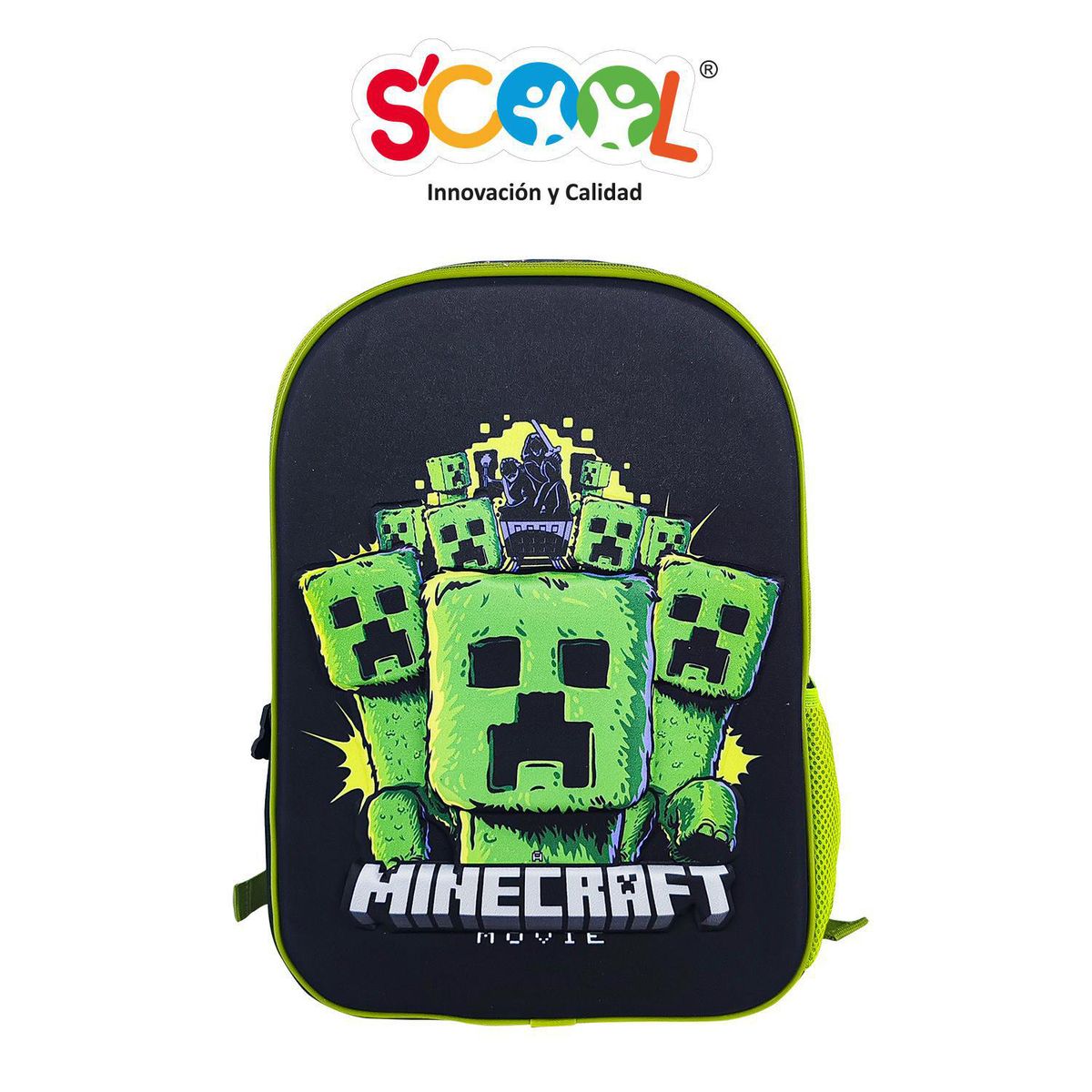 SCOOL - Mochila Niño Set 3 Piezas Minecraft