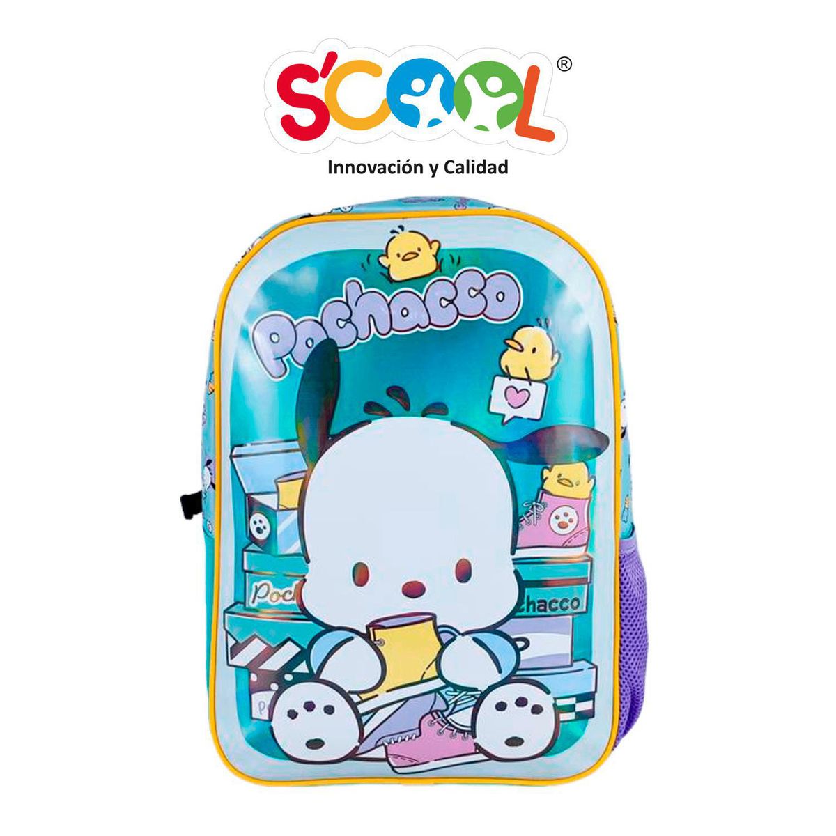 SCOOL - Mochila Niña Set 3 Piezas Pochacco