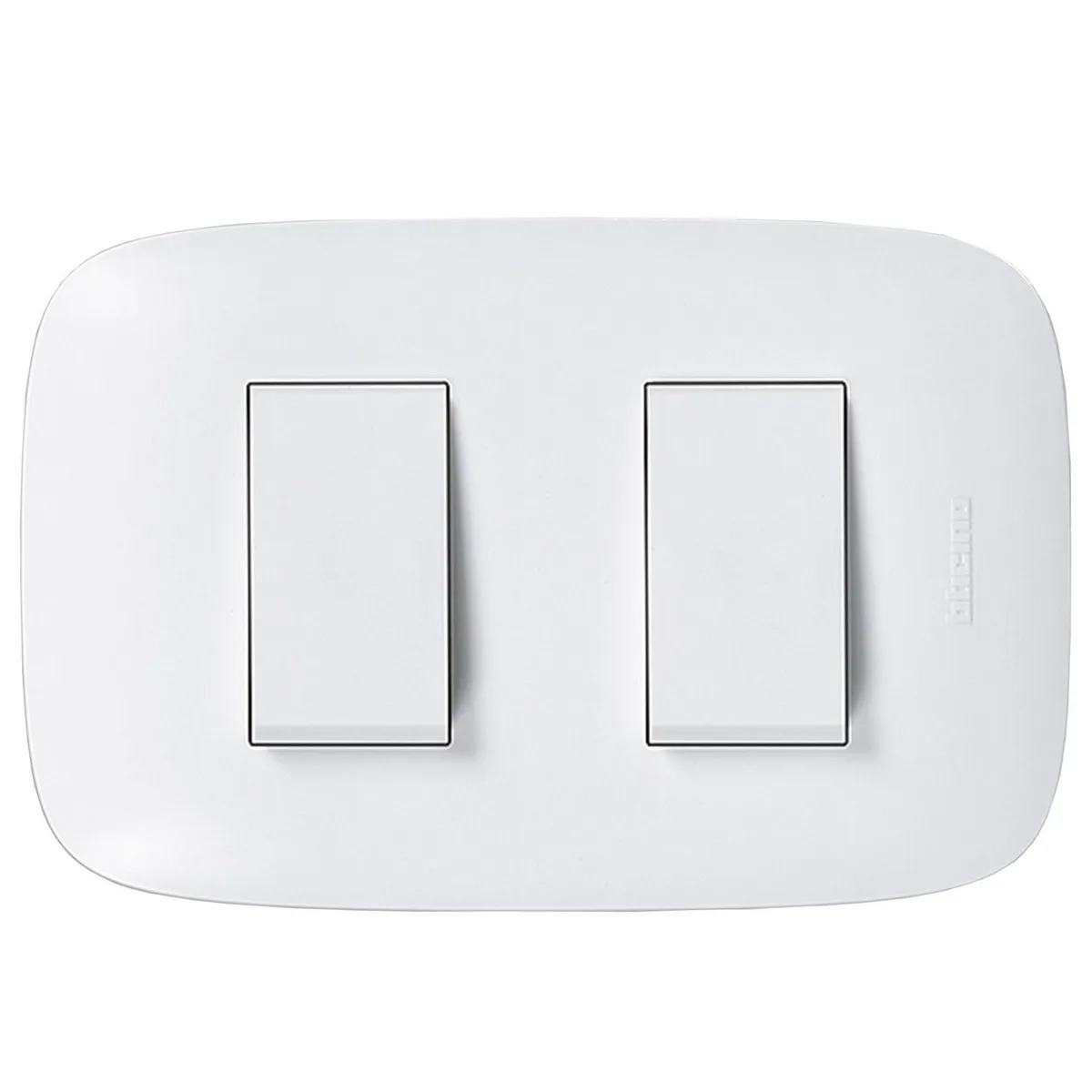 BTICINO - Interruptor Doble Domino Sencia Blanco