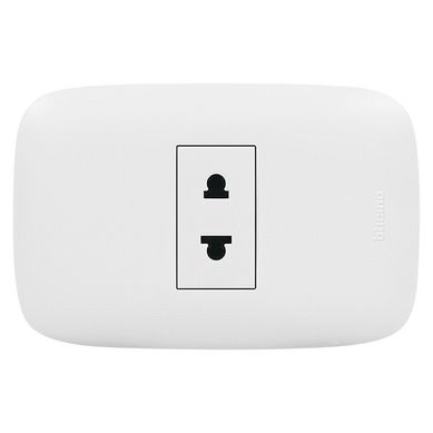 Tomacorriente Simple Domino Sencia Blanco