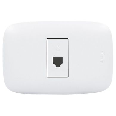 Toma Telefonica Domino Sencia Blanco