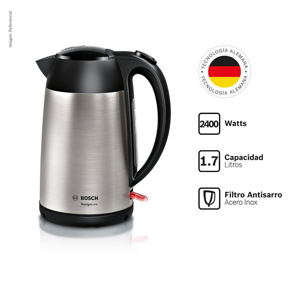 Bosch - Hervidor Designline 1.7 Litros TWK3P420