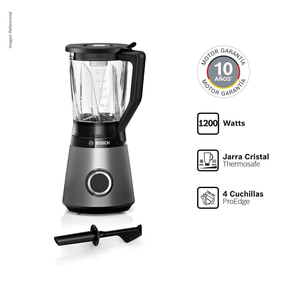 Bosch - Licuadora Vitapower 1.5 Litros MMB6172S Grafito