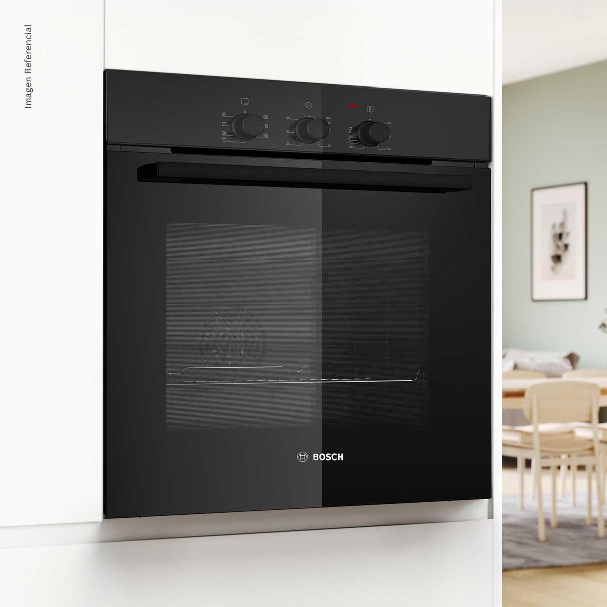 BOSCH - Horno Bosch Empotrable Modelo HBF011BA2 Negro