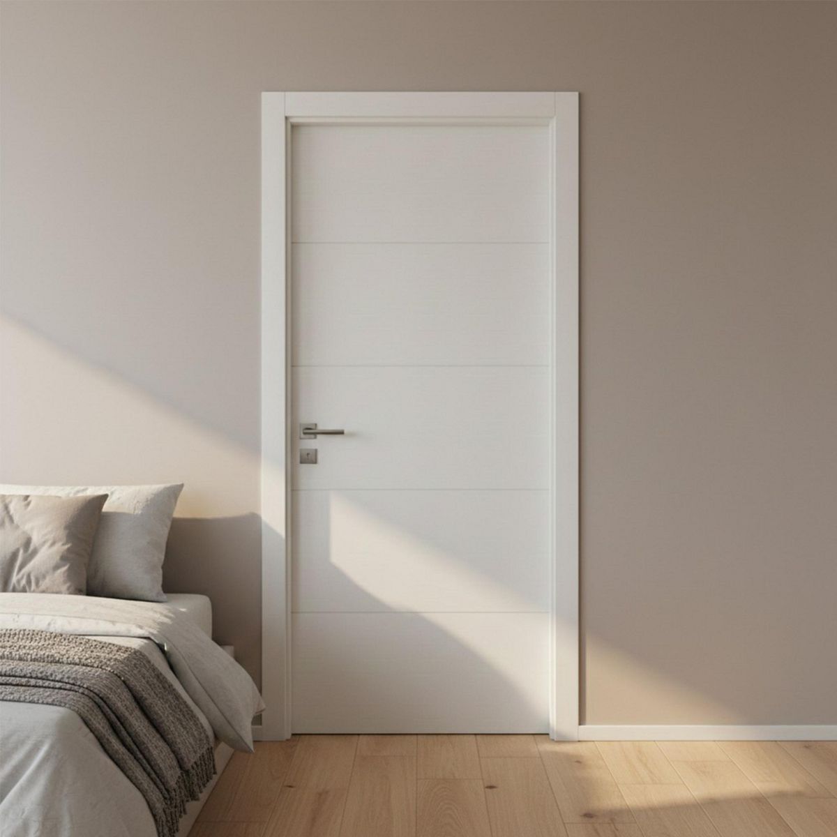 GENERICO - Puerta Interior HDF Mediterránea Blanco.