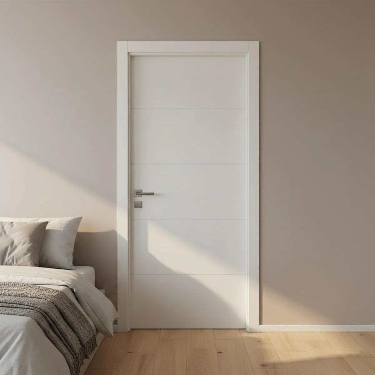 GENERICO - Puerta Interior HDF Mediterránea Blanco.