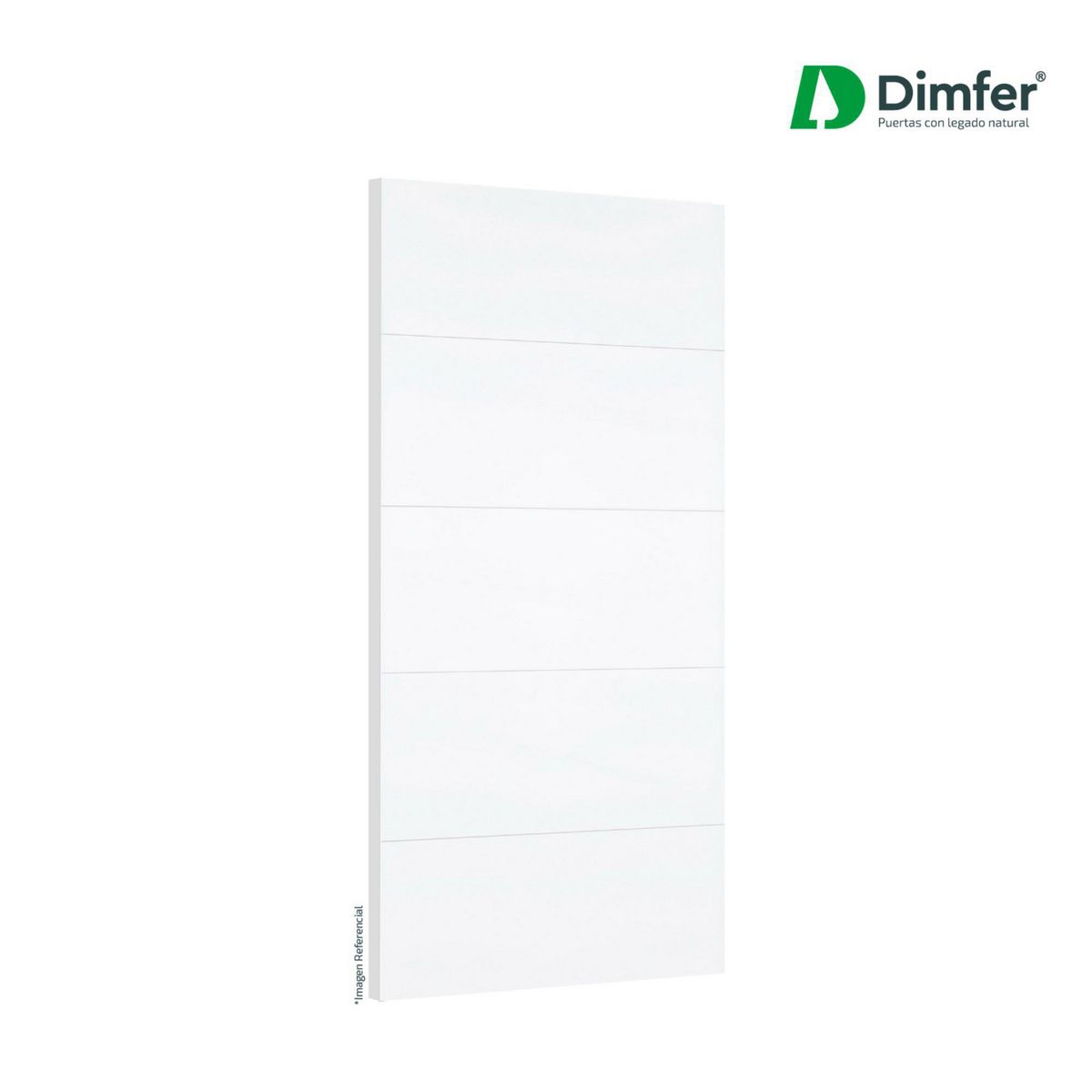 GENERICO - Puerta Interior HDF Mediterránea Blanco.