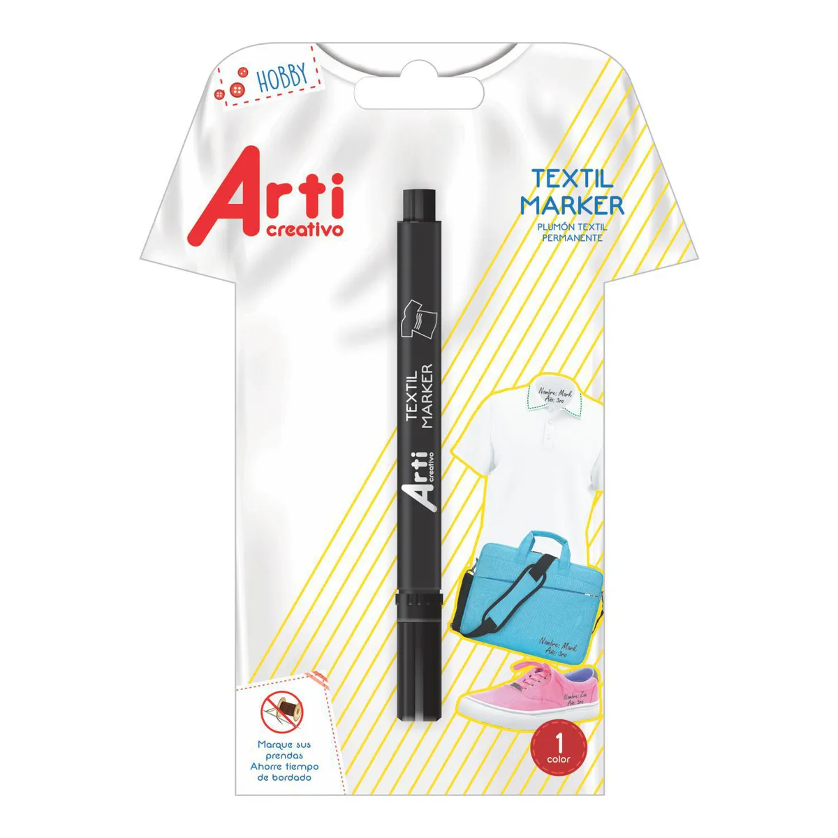 ARTI CREATIVO - Plumón para Tela x1.