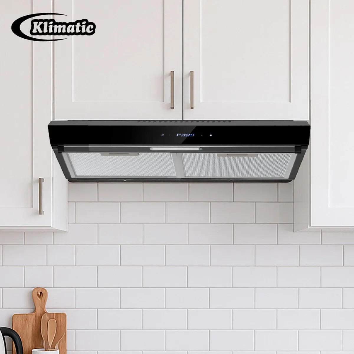 Klimatic - Campana Convencional Amsterdam Black 60cm Negro