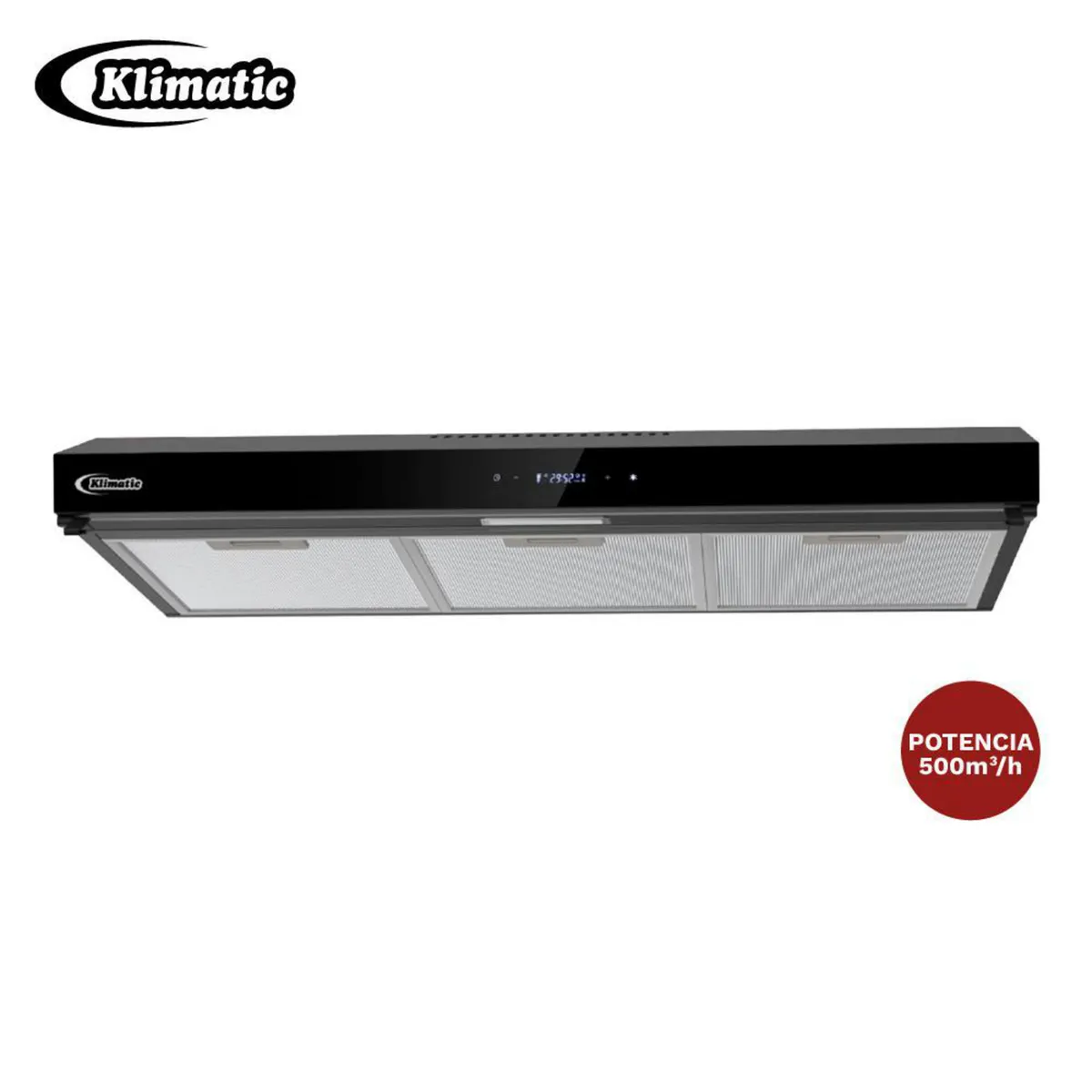 Klimatic - Campana Convencional Volendam Black 90cm Negro