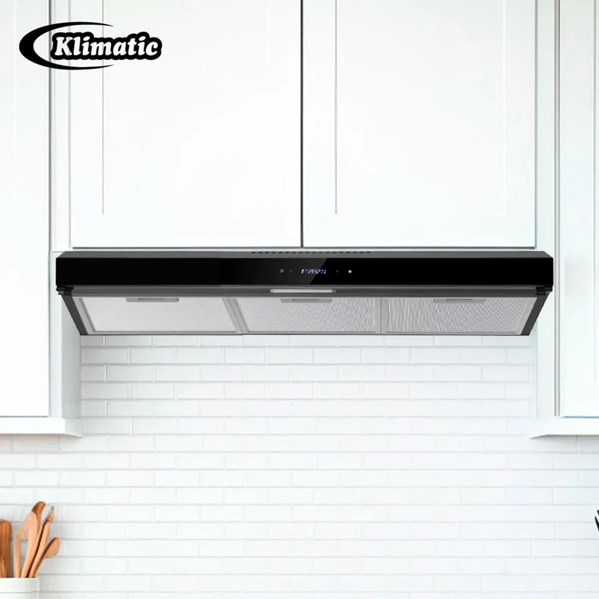 Klimatic - Campana Convencional Volendam Black 90cm Negro